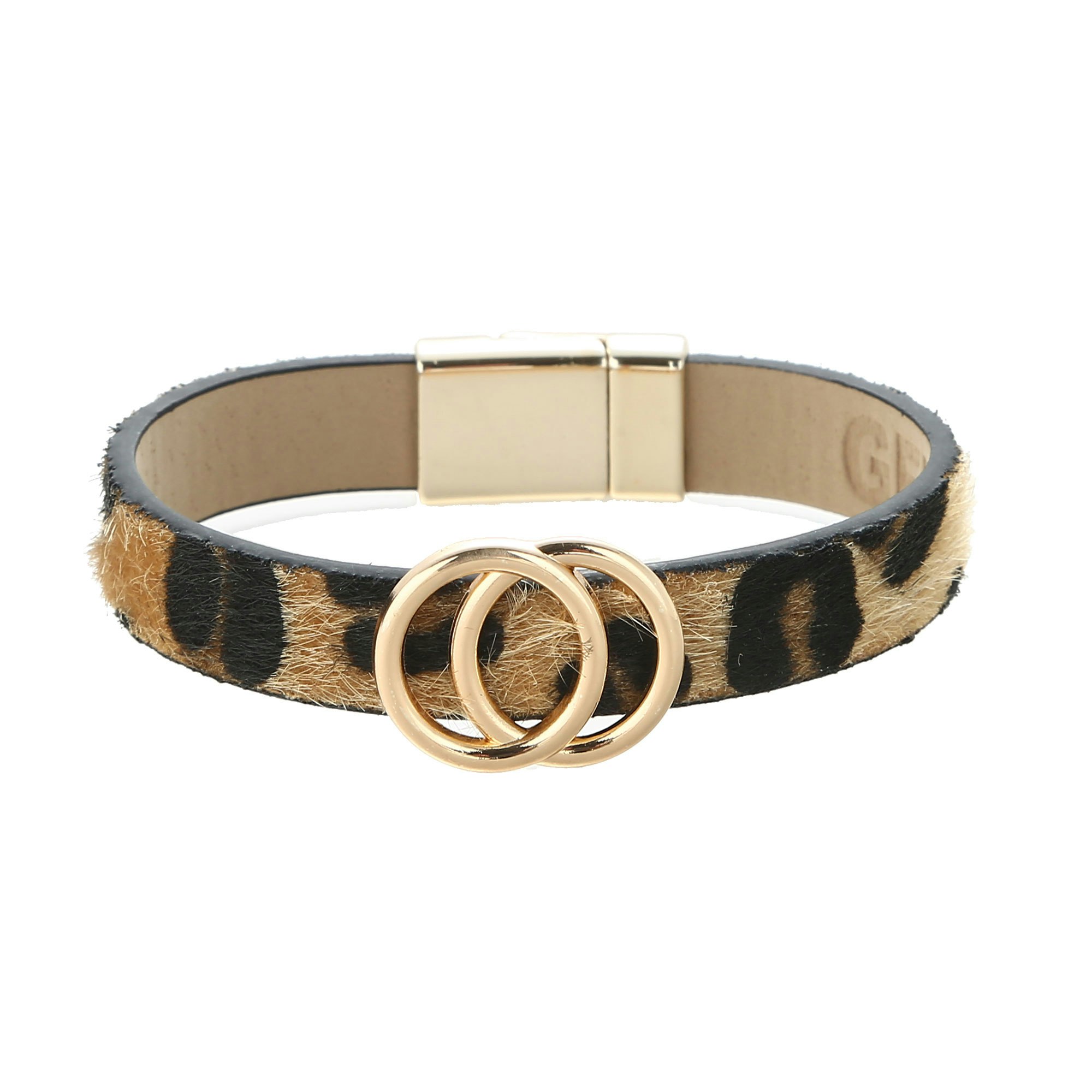 Armband Läder Leo