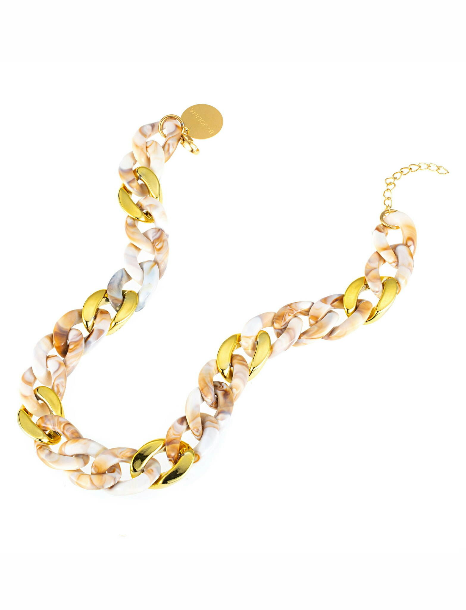 Alicante Halsband marble gold