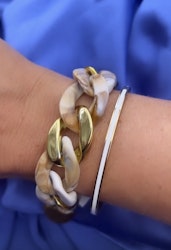 Alicante Armband marble gold