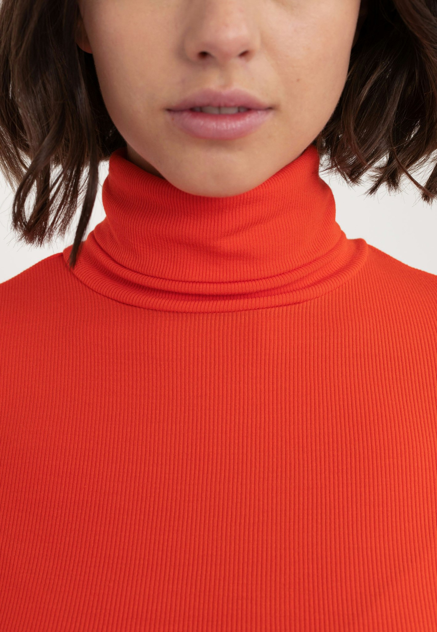 Fenja Rollneck  Topp Orange