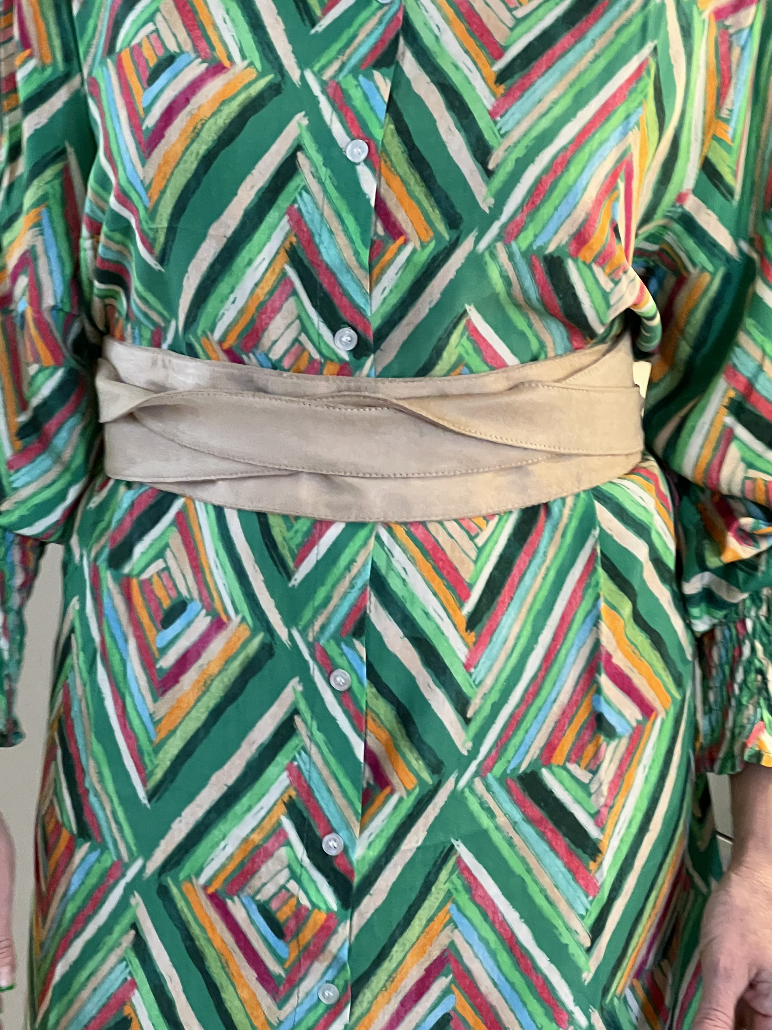 Fiona Skjortklänning Grön