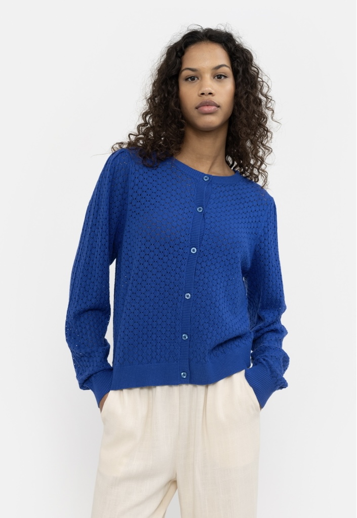 Kora Cardigan Knit Victoria blue