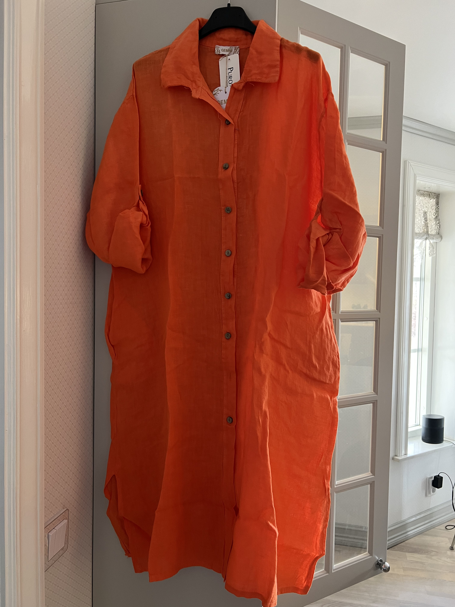 Milano Långskjorta/Klänning Orange