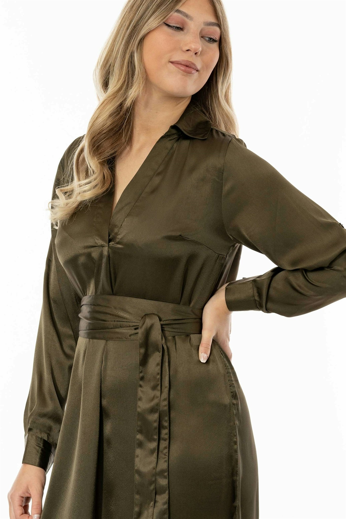 Cosima Dress Olive green