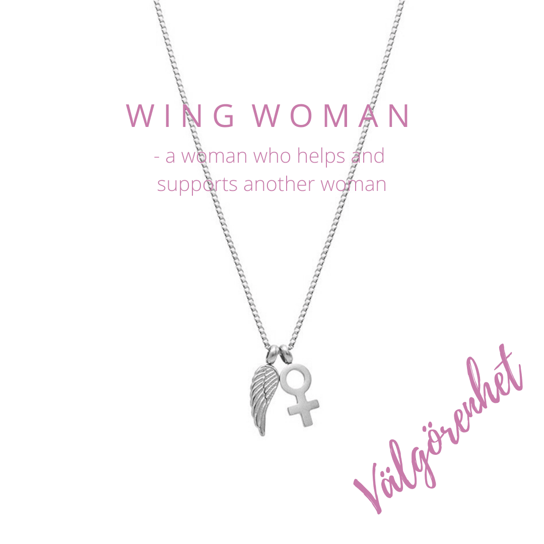 Wing woman Halsband Steel