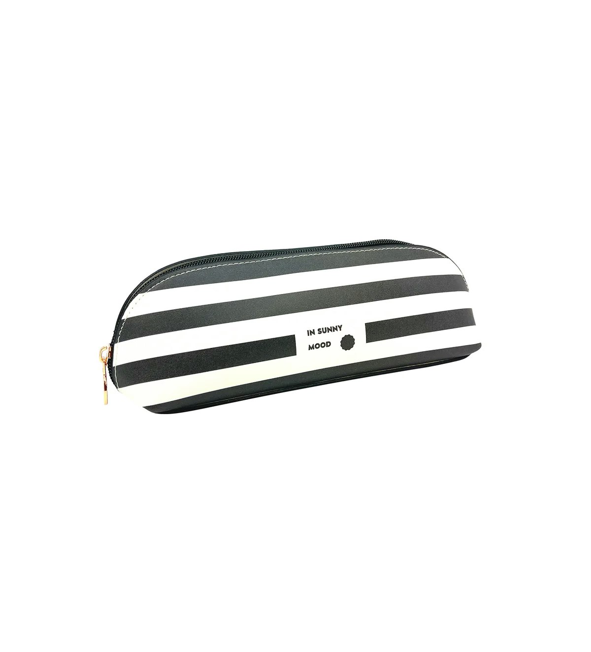 Sunny Pencil Case Stripe Black