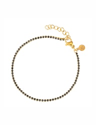Cloé tennisbracelet Black/Gold