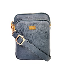 Triple Zip Bag Winter Blue
