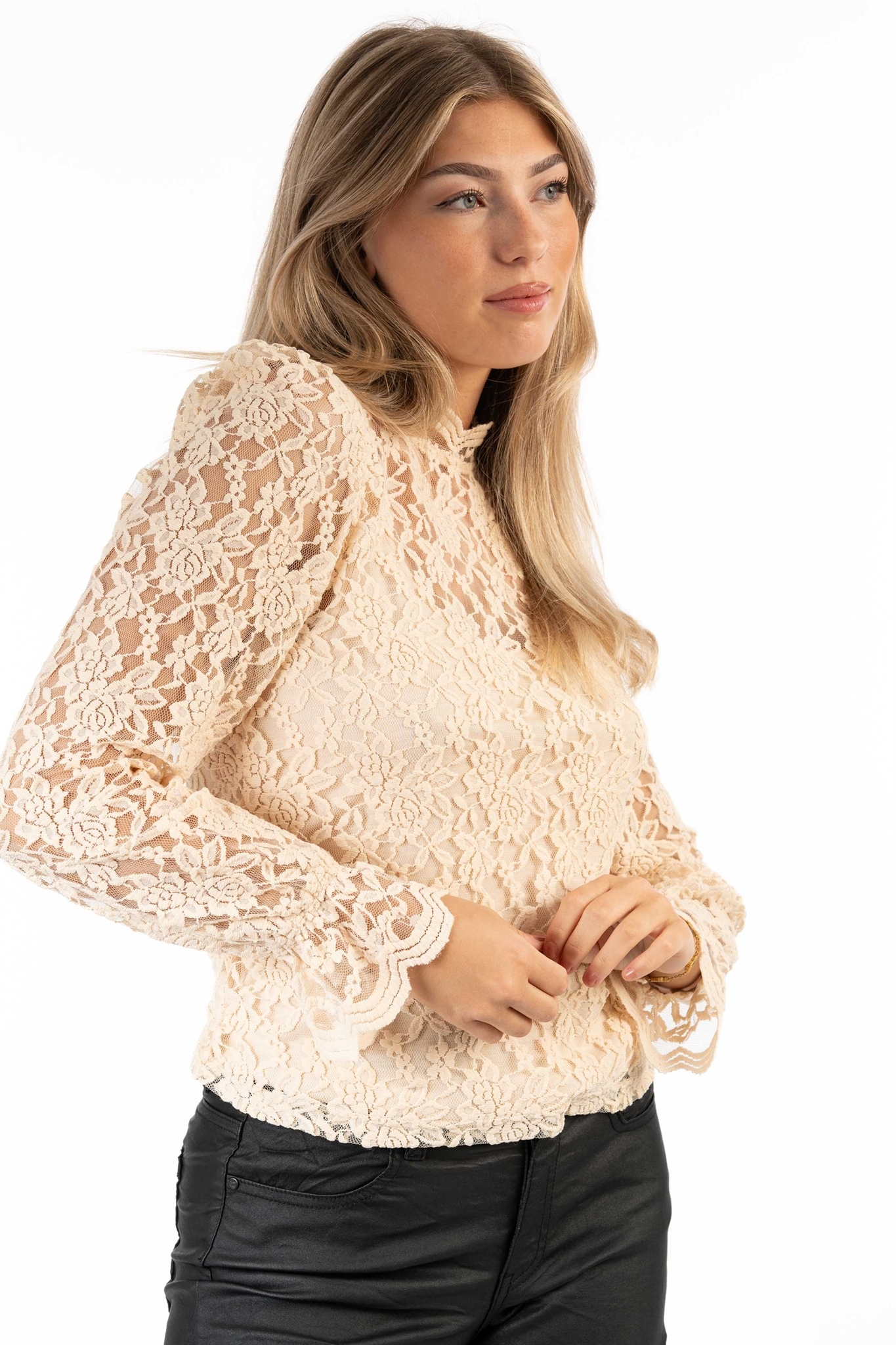 Adelaide Lace Top Champagne