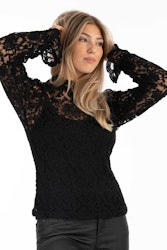 Adelaide Lace Top Black