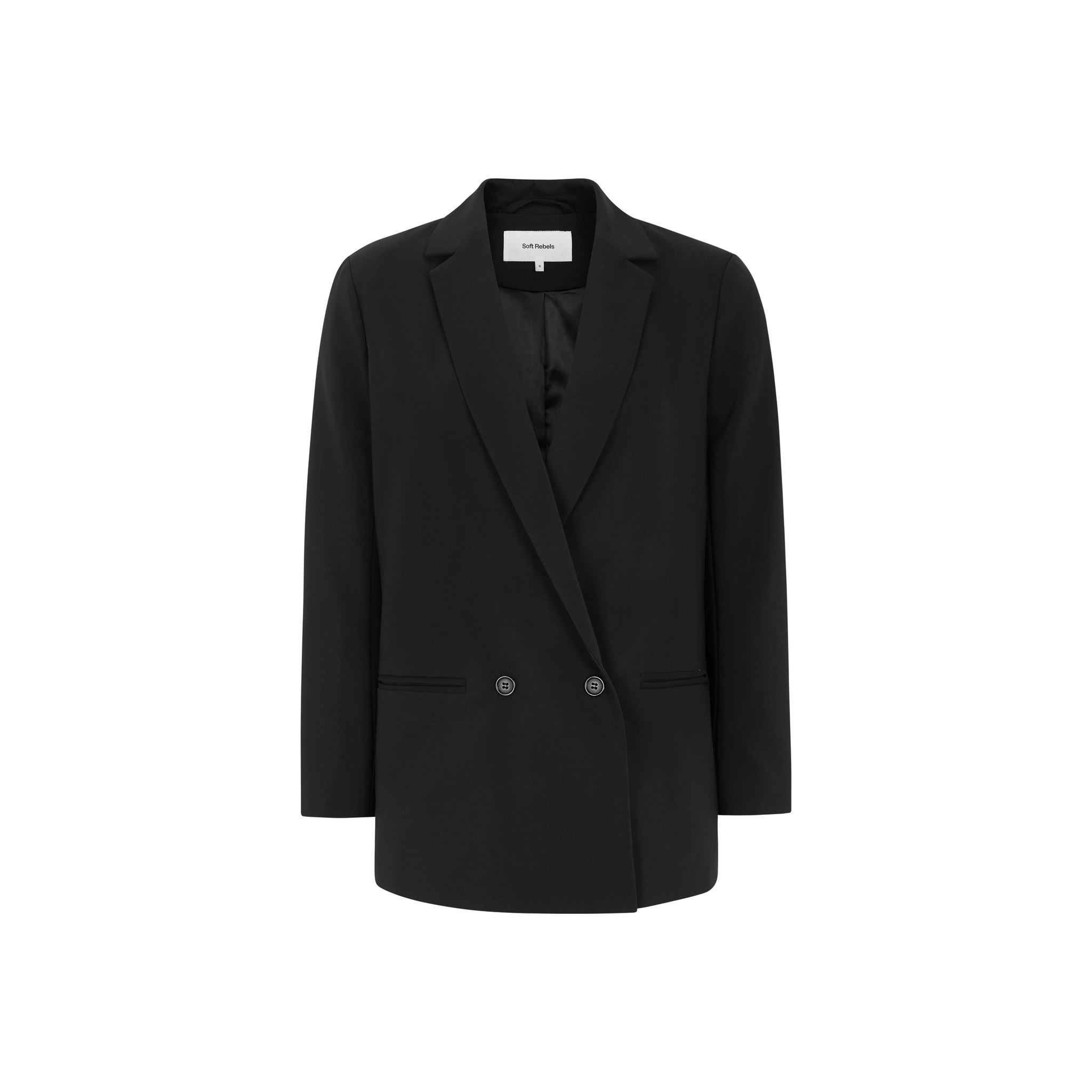 Hibiscus Blazer Black