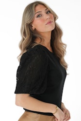 Magnificent Lace Top Black