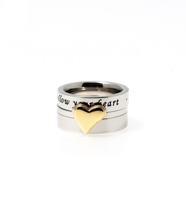 Triple Heart Ring, guld