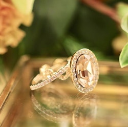 Kennedy Ring Crystal Guld