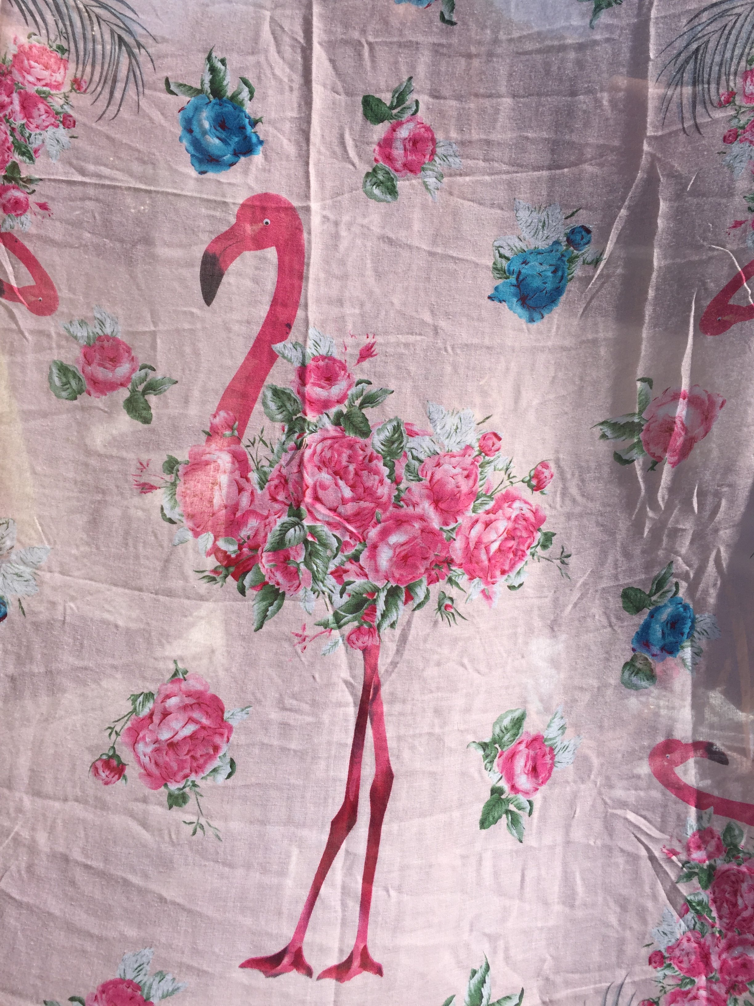 Flamingo Sjal/Sarong  Rosa eller Blå