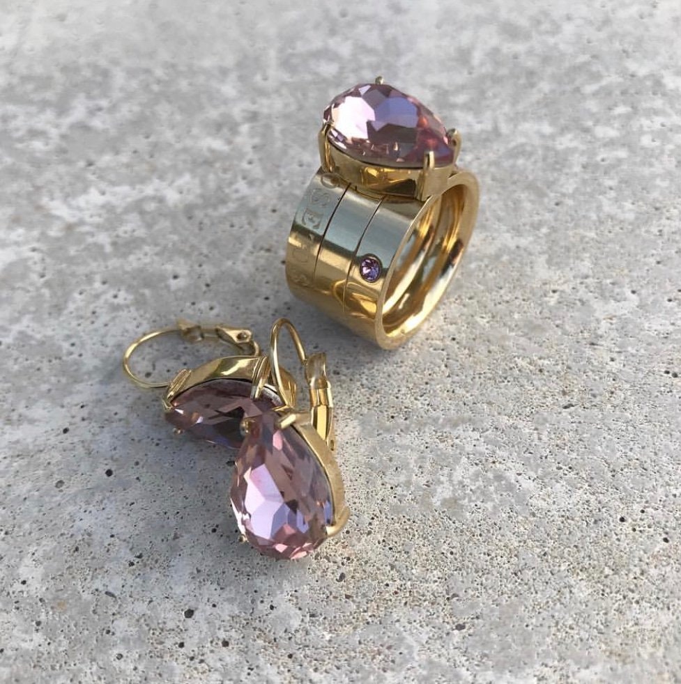 Blaze Ring Pink/Gold