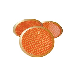 Glasunderlägg Orange 6-pack