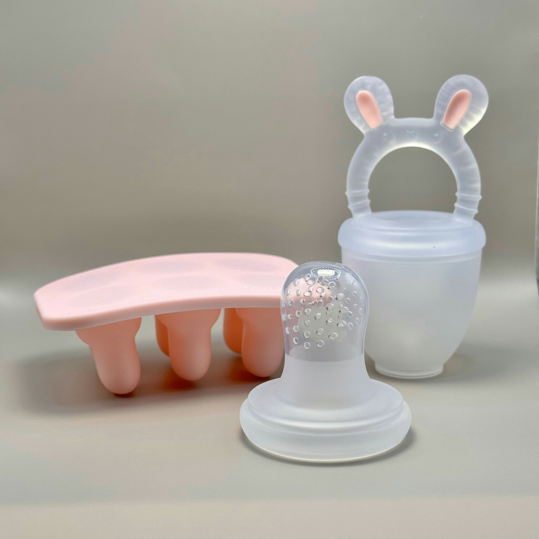 Smaknapp med minifrysform - Rosa