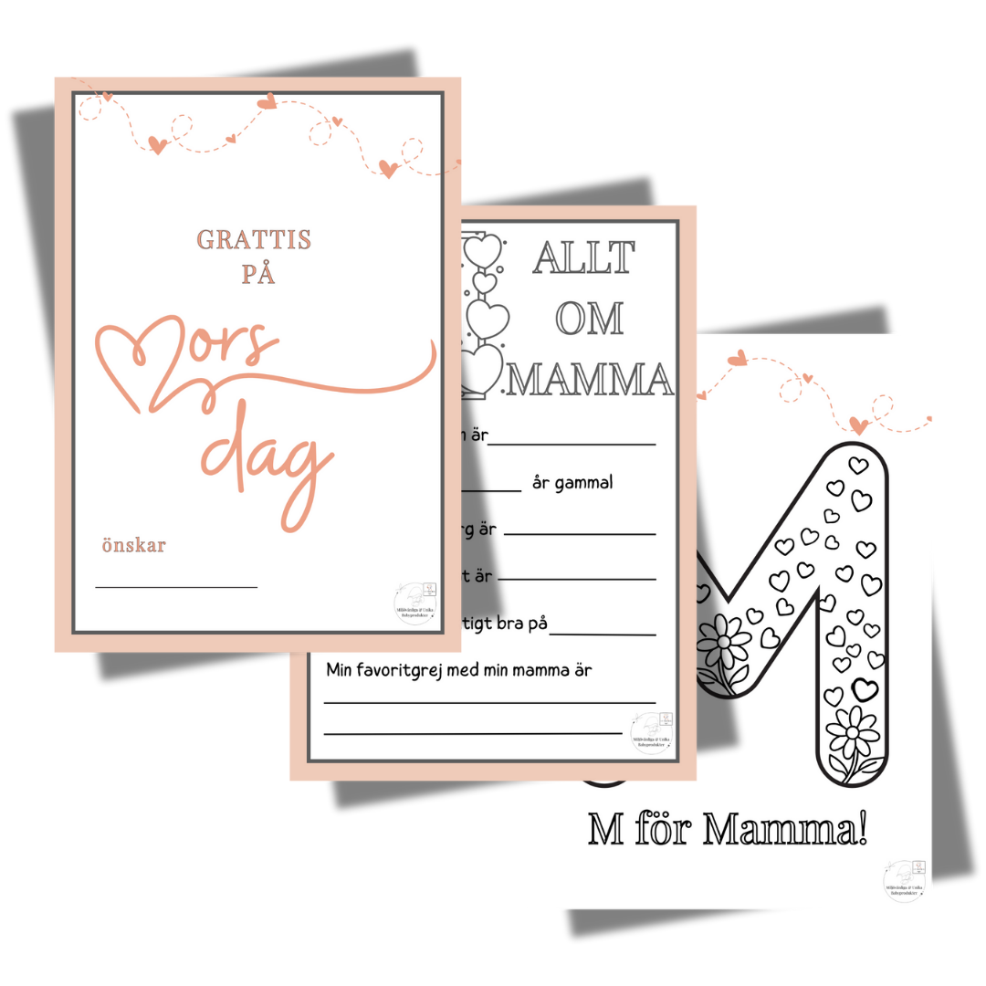 Mors Dag Pysselhäfte - GRATIS
