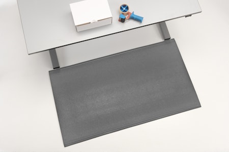 Arbetsplatsmatta Senso Style Plus, bredd 1,2 m, grå, hel rulle 18,3 m
