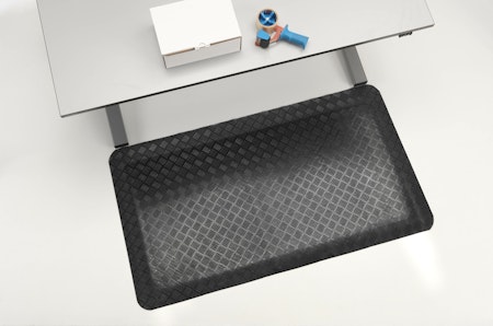 Arbetsplatsmatta Senso Dial, svart,  1000 x 1400 mm
