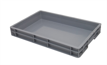 Plastlåda 600x400x120mm, 20 liter
