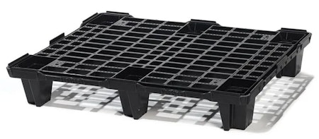 Halvpall i plast 800x600 mm, max 350 kg ( från 10 st)
