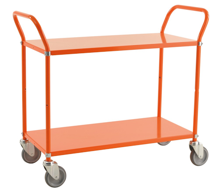 Rullvagn 2 plan, 1080x480x940mm, 250kg, orange, KM6105