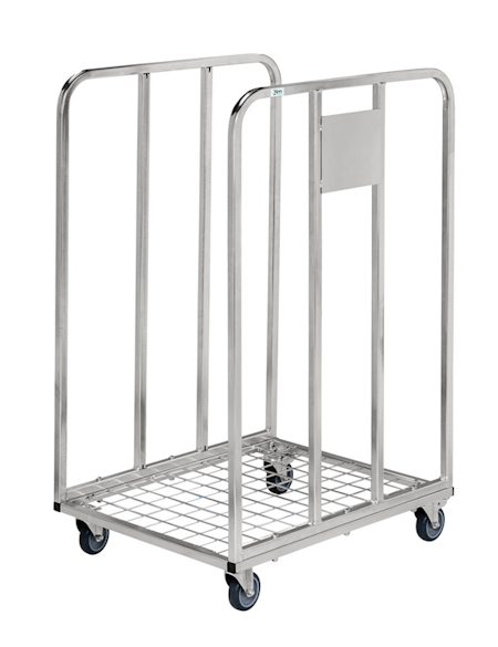 Wellpappvagn 530x630x1000 mm, 150kg, elförzinkad, KM53631002