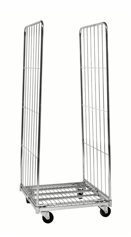 Rullcontainer 2 sidor, 720x800x1800mm, broms, KM72801802B
