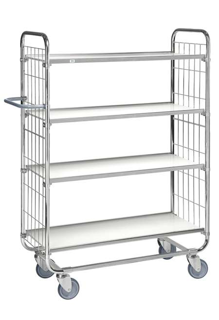 Hyllvagn ESD, 945x470x1590 mm, broms, KM8000-4M-ESDB