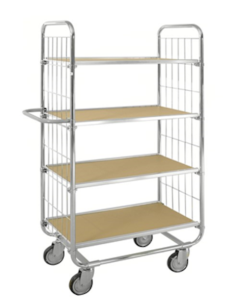 Hyllvagn  ESD, 815x470x1590 mm, KM8000-4S-ESD