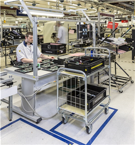 Hyllvagn ESD,  1395x470x1120 mm, KM8000-3XL-ESD