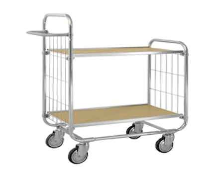 Hyllvagn ESD, 1195x470x112 mm, broms, KM8000-2L-ESDB