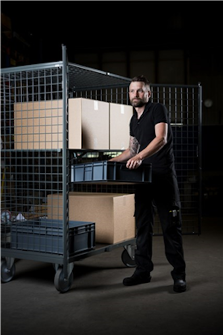 Säkerhetsvagn  1332x821x1765mm, 500kg, broms, KMAS-1-ERGO