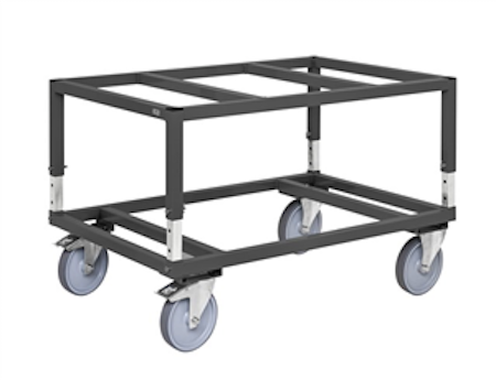 Pallvagn 1200x800x655mm, 800kg, KM222-ERGO