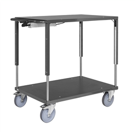Bordsvagn 1000x700x845mm, 400kg, KM337-2-HS-ERGO