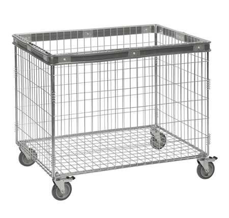 Nätvagn med skyddslist, 60kg, KM4404-KP