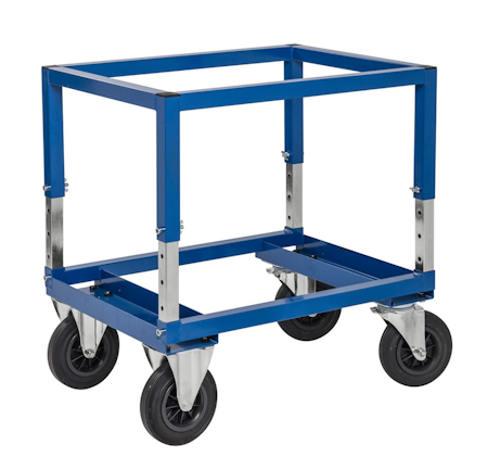Justerbar halvpallvagn KM222-BH, 800 kg,  broms, KM222-BHB