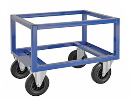 Halvpallvagn 800 x 600 mm, bröms, KM221-BHB