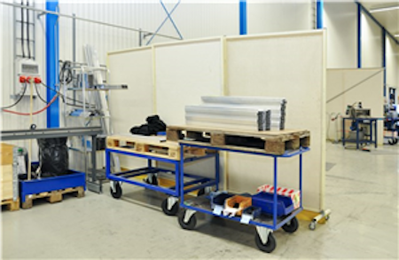 Pallvagn 1200x800x650mm, 800kg, broms, KM221-BB