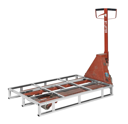 Stålpall 1200x800x145mm, 1000kg, KM202