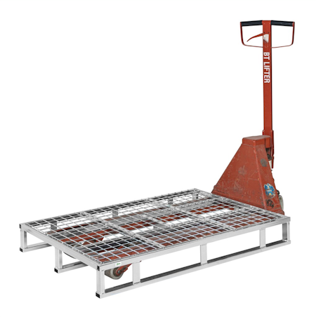 Stålpall 1200x800x153mm, 1000kg,  KM202-N