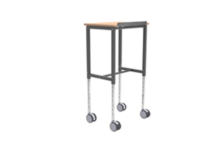 Rullbord 600x400x720mm, 200kg, Bok / Mörkgrå, KM159-S-ERGO