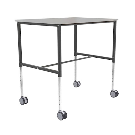 Rullbord 800x1140x720 mm, 200kg, Bok / Mörkgrå, KM159-LG-ERGO