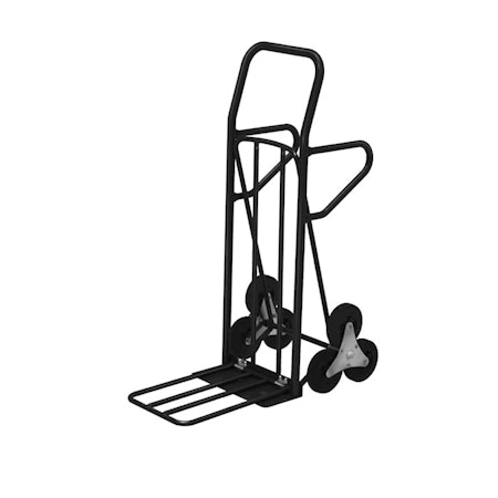 Trappkärra 870x510x1225mm, 200kg, svart, KM107-S