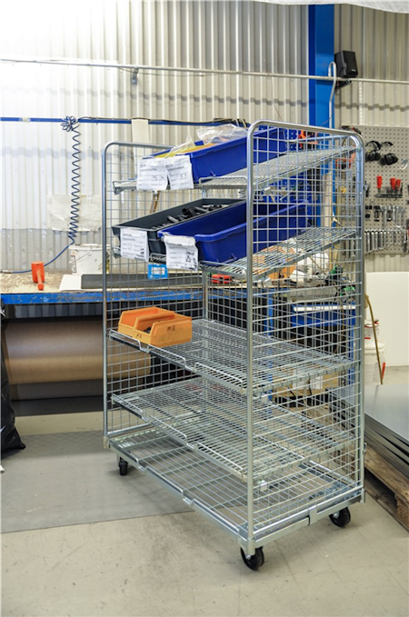 Trådvagn 1150x665x1790mm, 400kg, KM1091