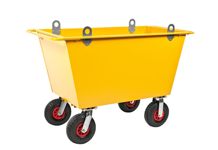 Avfallsvagn med lyftöglor, 200 L, 400 kg, KM143075-L