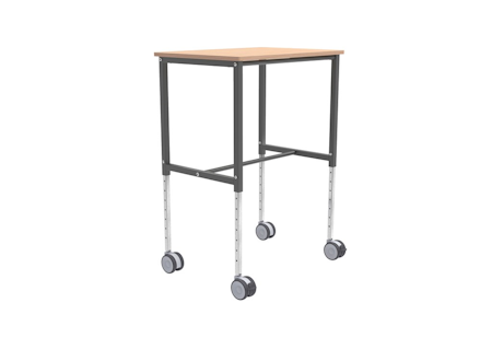 Rullbord 800x570x720mm, Bok / Mörkgrå,  200kg, KM159-M-ERGO