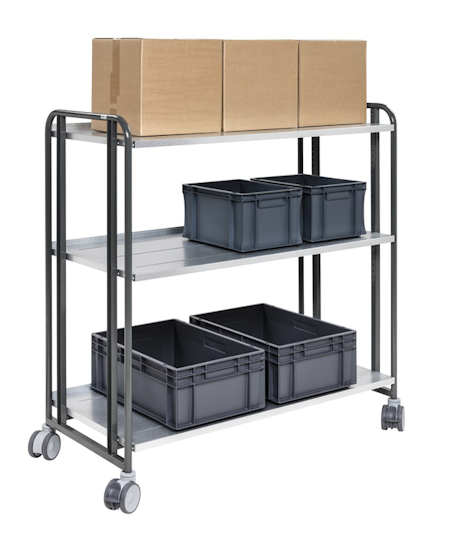 Plockvagn 1277x638x1300mm, KM168-3LL-ERGO
